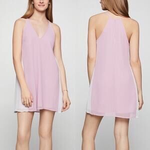 BCBGeneration Lilac V-Neck A-line Shift Dress